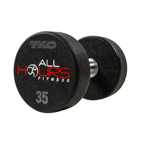 TKO Custom Logo Urethane Dumbbells - Image 2