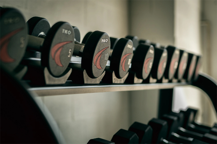 TKO 7051 10 Pair Dumbbell Rack - Image 2